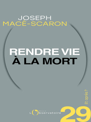 cover image of Et après ? #29 Rendre vie à la mort